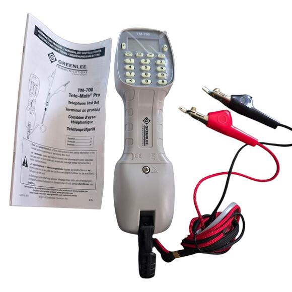 Greenlee Tele-Mate Pro TM-700 Telephone Test Set - Picture 1 of 6